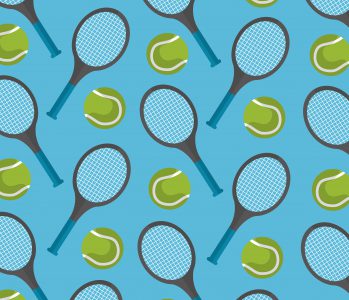 font tennis vectoriel